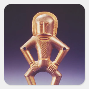 Horse nomad square sticker