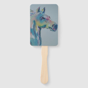 Horse of Many Colours Hand Fan