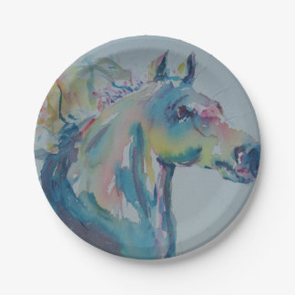 Horse of Many Colours Paper Plate