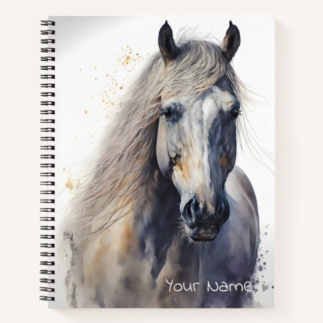 Horse of the Sea Personalised Notebook (Front)