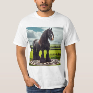 Horse on Celtic Knot T-Shirt