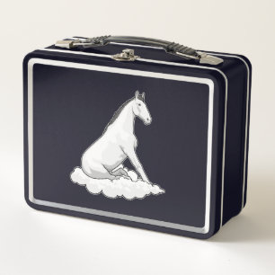 Horse on Cloud Metal Lunch Box