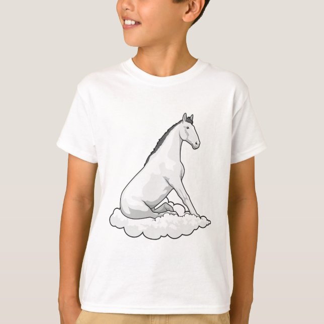 Horse on Cloud T-Shirt (Front)