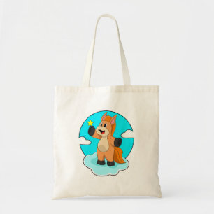 Horse on Clouds Tote Bag