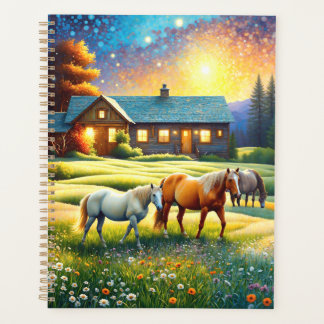 Horse on Farm Wildflower Meadow Planner