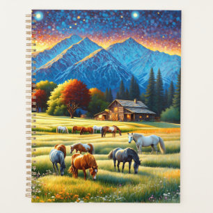 Horse on Farm Wildflower Meadow Planner