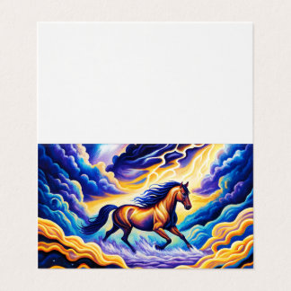 horse on the clouds