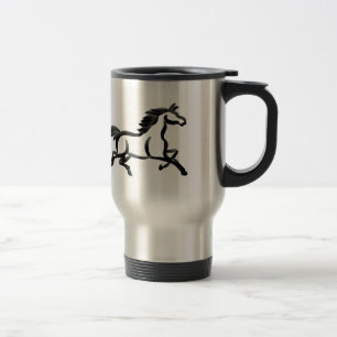 Horse Outline Travel Mug