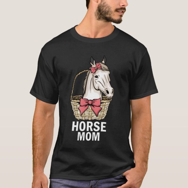 Horse Owner Mum Horse Riding Lover Women Horses vi T-Shirt (Front)