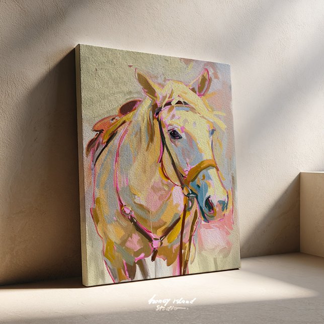 Horse Painting, Cowgirl Equestrian Wall Art (horse painting, equestrian art, western wall art, rustic decor, horse lover gift, boho canvas, count)