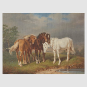 Horse Painting Tissue Paper