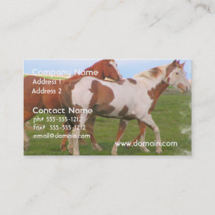 Horse Pair Business Card 