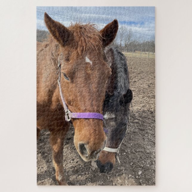 Horse Pair Jigsaw Puzzle (Vertical)