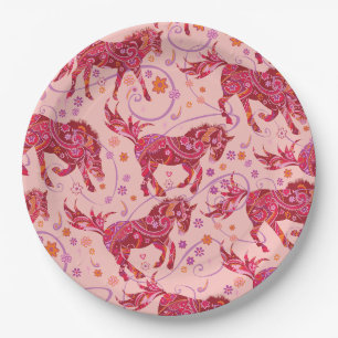 Horse party plates