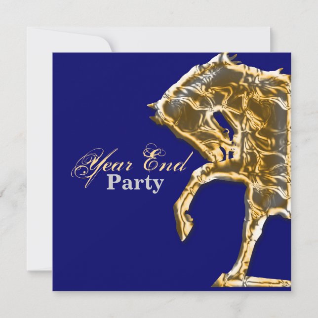 Horse party show event racing invitation (Front)