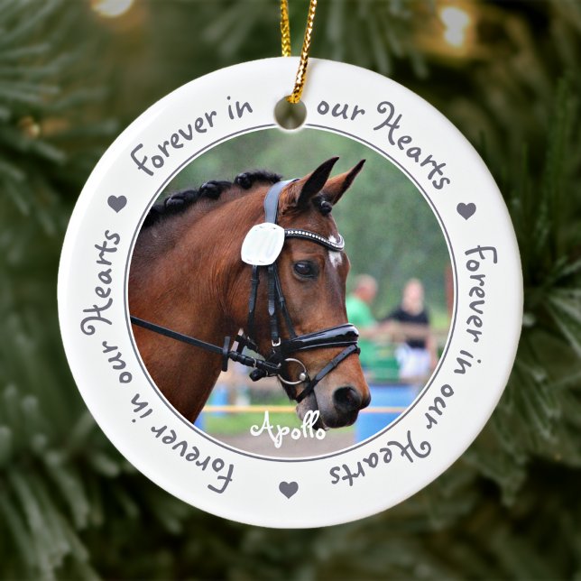 Horse Pet Memorial Ceramic Tree Decoration (Creator Uploaded)