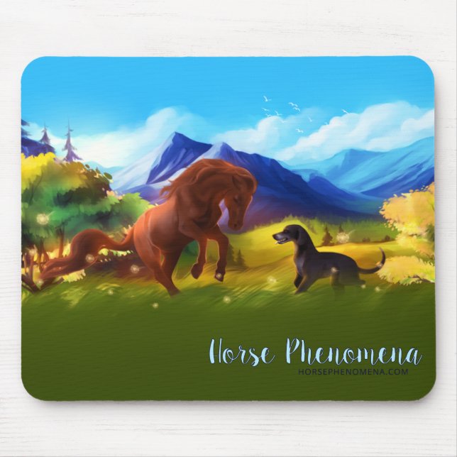 Horse Phenomena Mouse Pad (Front)