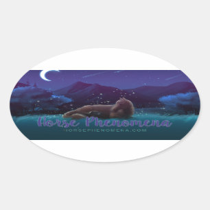 Horse Phenomena Night Sticker