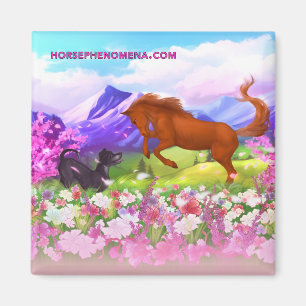 Horse Phenomena Spring Magnet