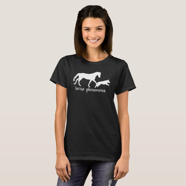 Horse Phenomena Women's T-Shirt (Dark) (Front Full)