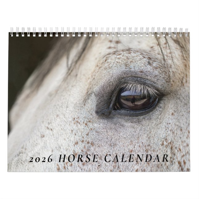 Horse Photo Calendar 2026 (Cover)