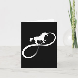 Horse Picture Horseback Riding Girls Women  Card