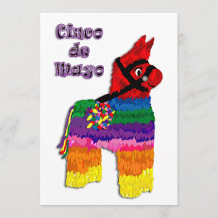 Horse Pinata Cinco de Mayo Invitation