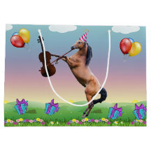 Horse Playing The Violin Birthday