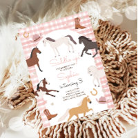 Horse Pony Saddle Up Cowgirl Girl Birthday