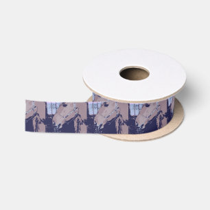 Horse Pop Art Satin Ribbon
