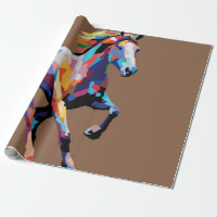 Horse pop art