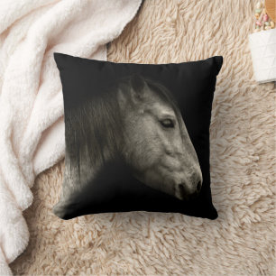 Horse portrait cushion