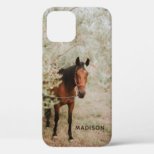 Horse Portrait Custom Equine Animal Personalised Case-Mate iPhone Case