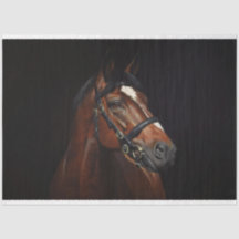 Horse Portrait Ephemera Decoupage Vintage