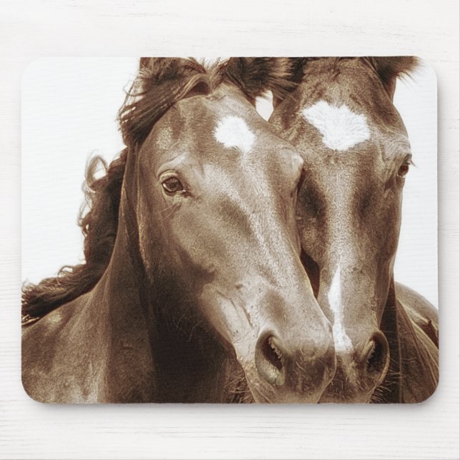 Horse Portrait III Mouse Mat (Front)