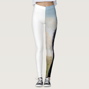 Horse Portrait Majesty Beauty Strength Vitality Ch Leggings