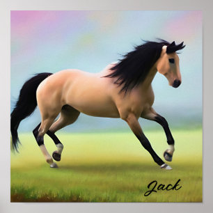 horse portrait poster