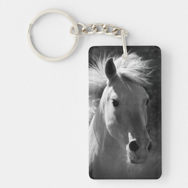 Horse Portrait V Key Ring (Front)