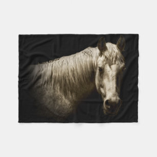 Horse Portrait VI Fleece Blanket