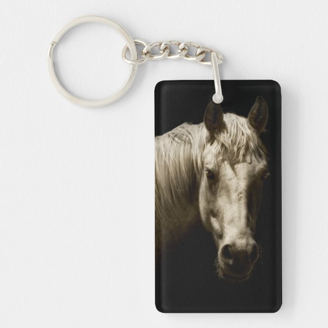 Horse Portrait VI Key Ring (Front)