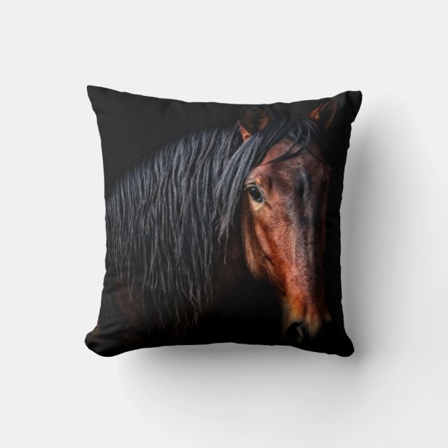 Horse Portrait VII Cushion (Front)