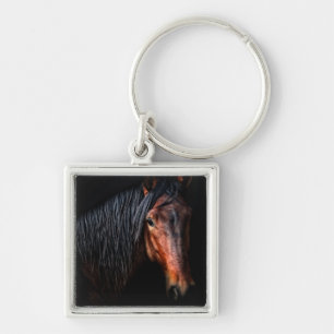Horse Portrait VII Key Ring