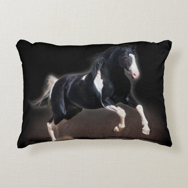 Horse Portrait VIII Decorative Cushion (Front)
