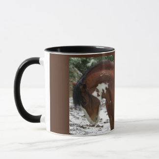 Horse Portrait with Name Mug
