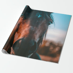 HORSE PORTRAIT WRAPPING PAPER