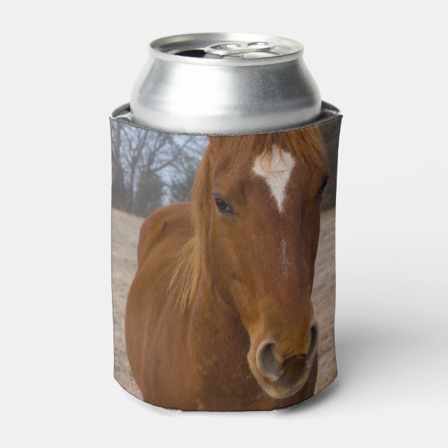 Horse Pose Can Cooler (Can Front)