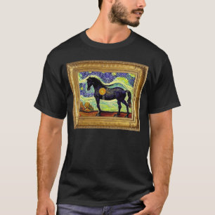 Horse Post Impressionism Artwork Artist Painting P T-Shirt