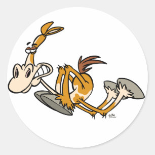 Horse Power cartoon sticker