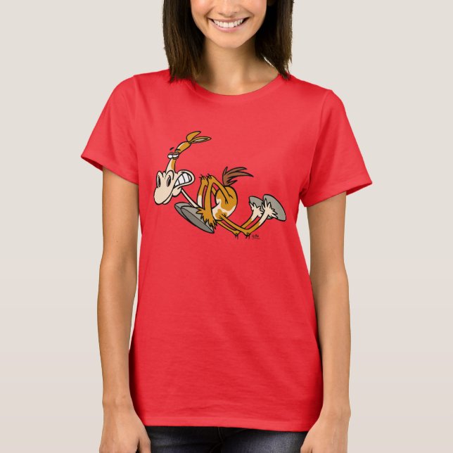 Horse Power cartoon Women T-shirt (Front)
