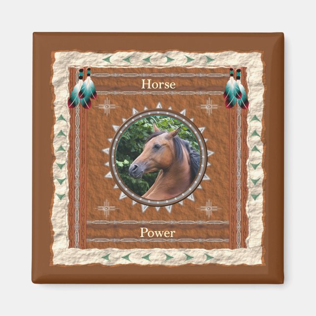 Horse Power Energy Magnet (Front)